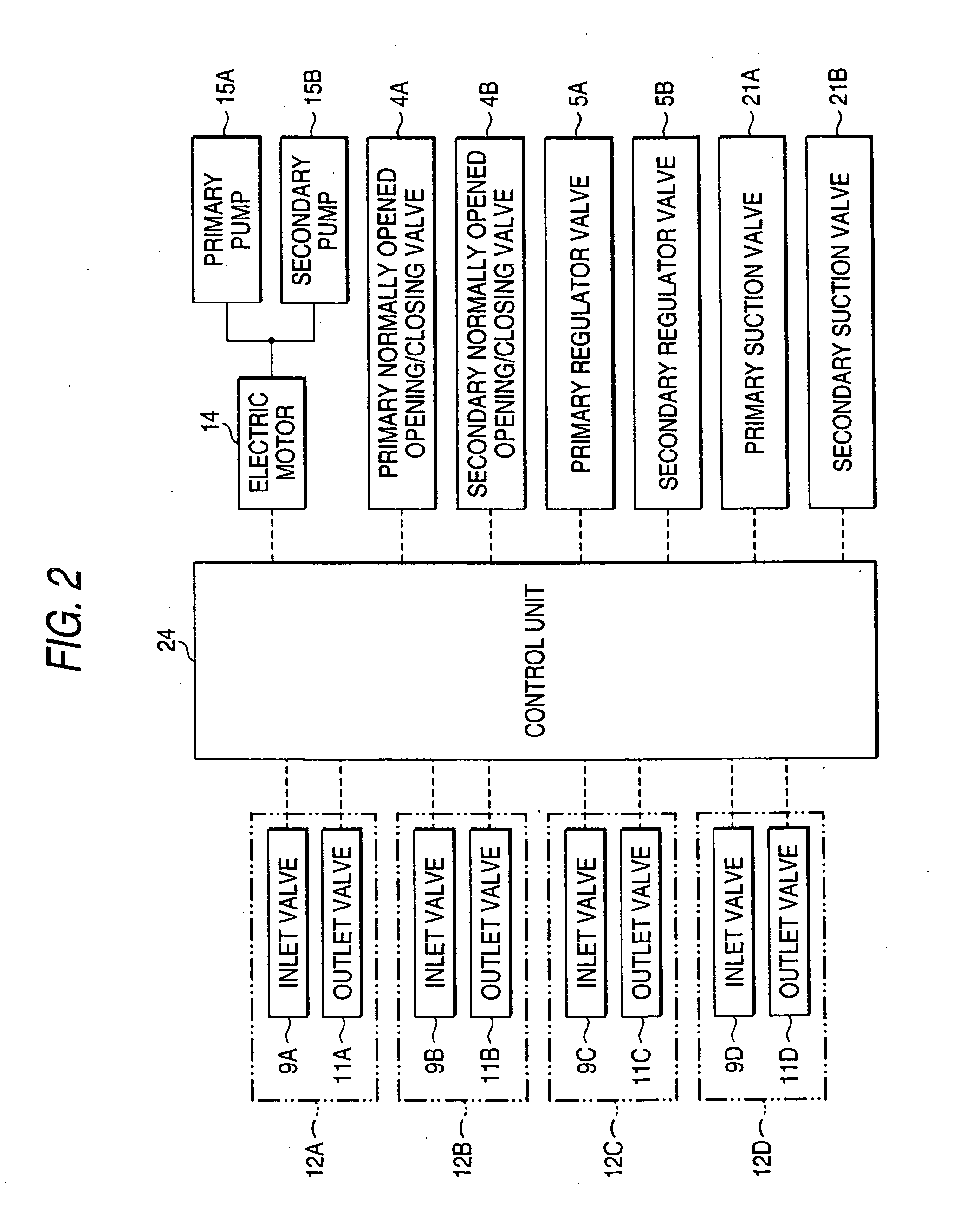 Vehicle brake device