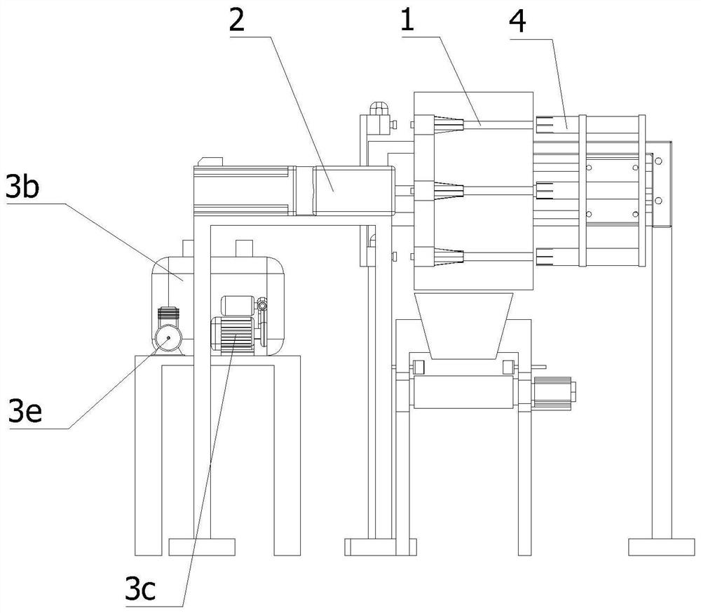 PVC insulating tape recovery processing device and production line