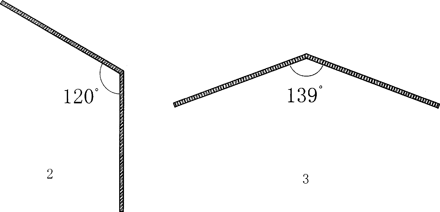 Four-slope pinnacle steel structure glass pavilion and manufacturing method thereof