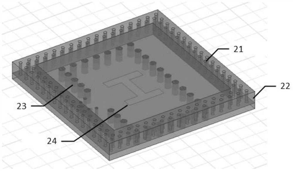 Silicon-based antenna dynamic model based on heterogeneous integrated system