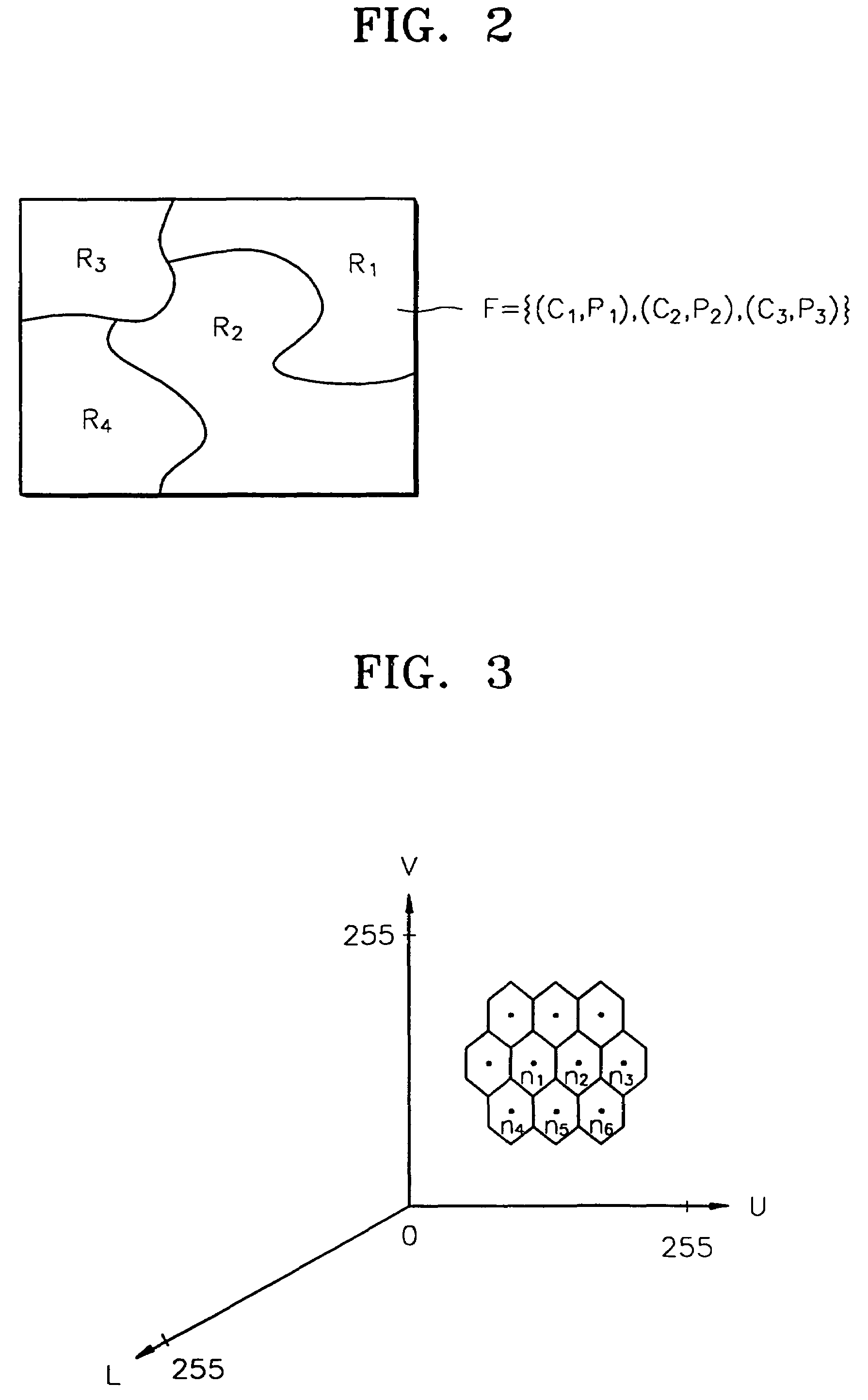 Color image processing method for indexing an image using a lattice structure
