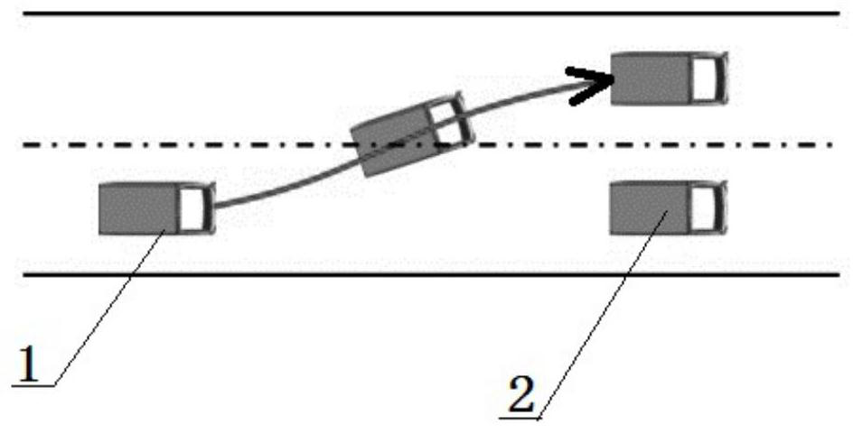 Automatic driving trajectory generation method in high-speed scene