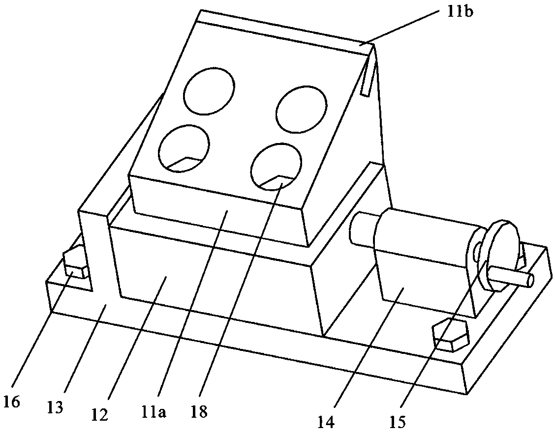 Cutting tool shock resistance test device