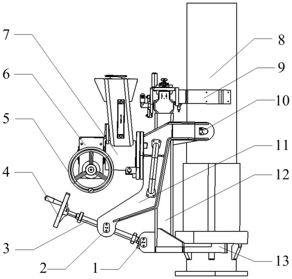A hydraulic cylinder installation manipulator and installation method