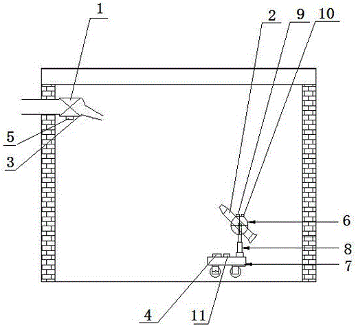 Indoor air automatic ventilating system