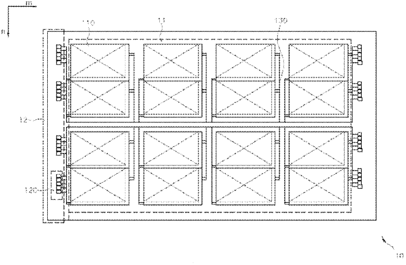 Mother substrate used for detecting winding of array and detecting method thereof