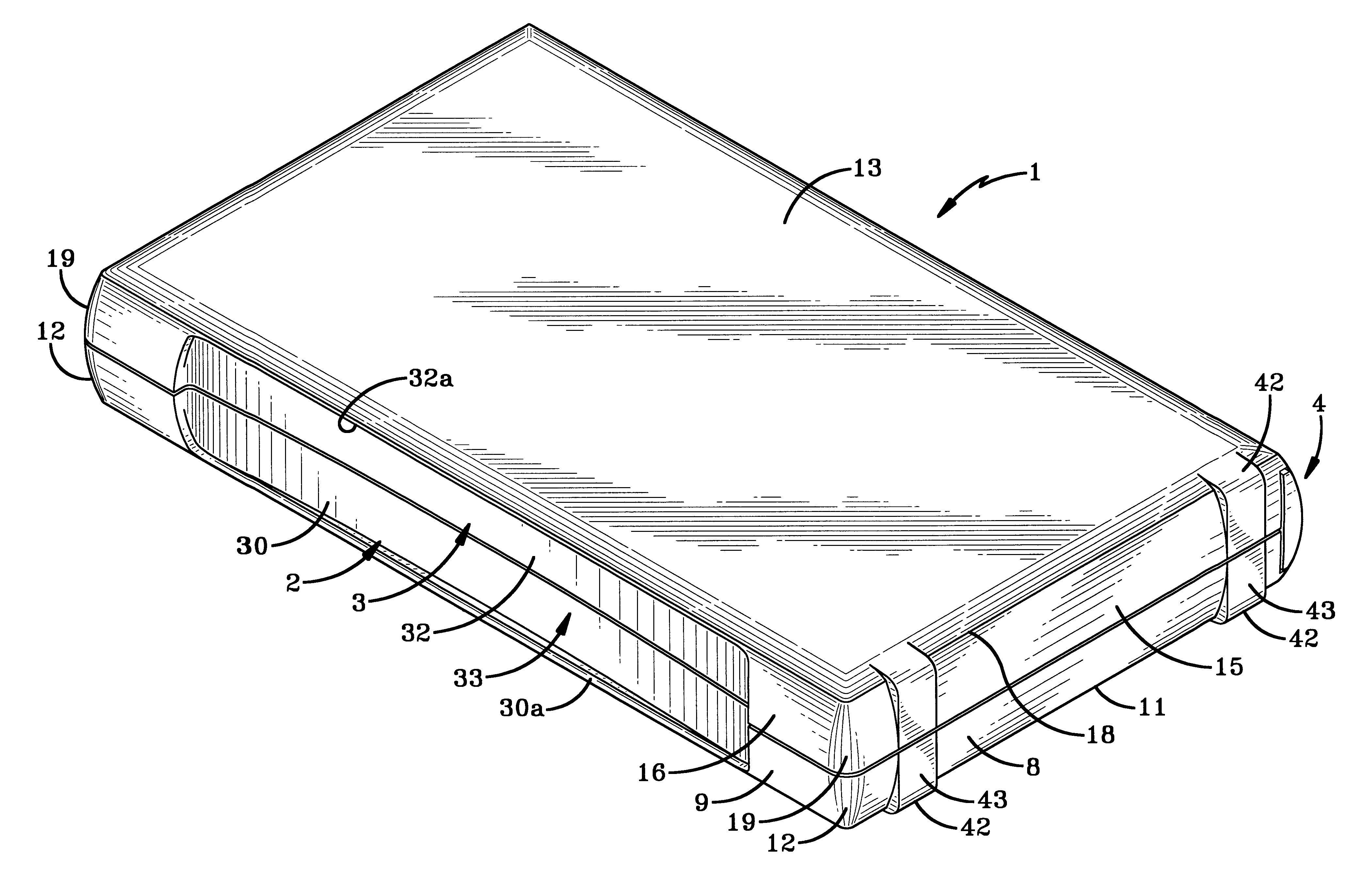 Video cassette container