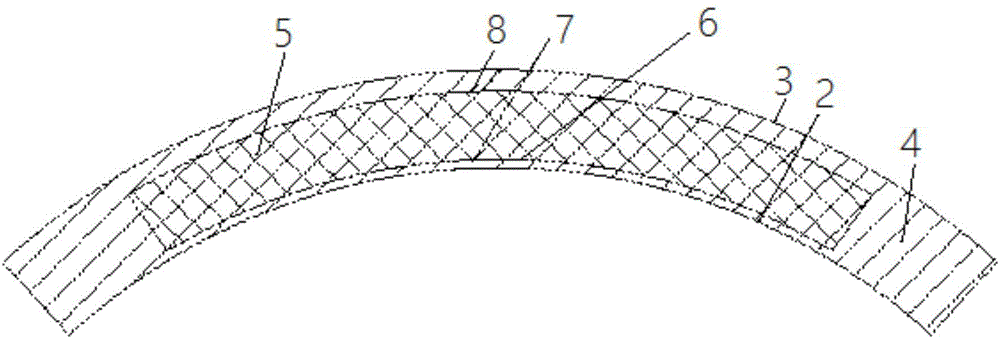 Method for molding phenolic panel honeycomb sandwich structural member