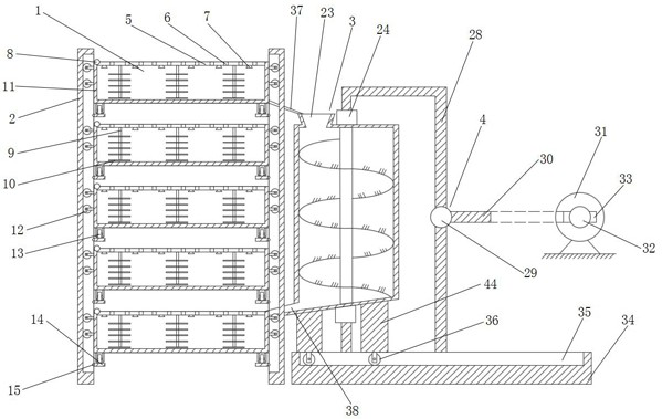 An automatic fermentation device for Liubao tea