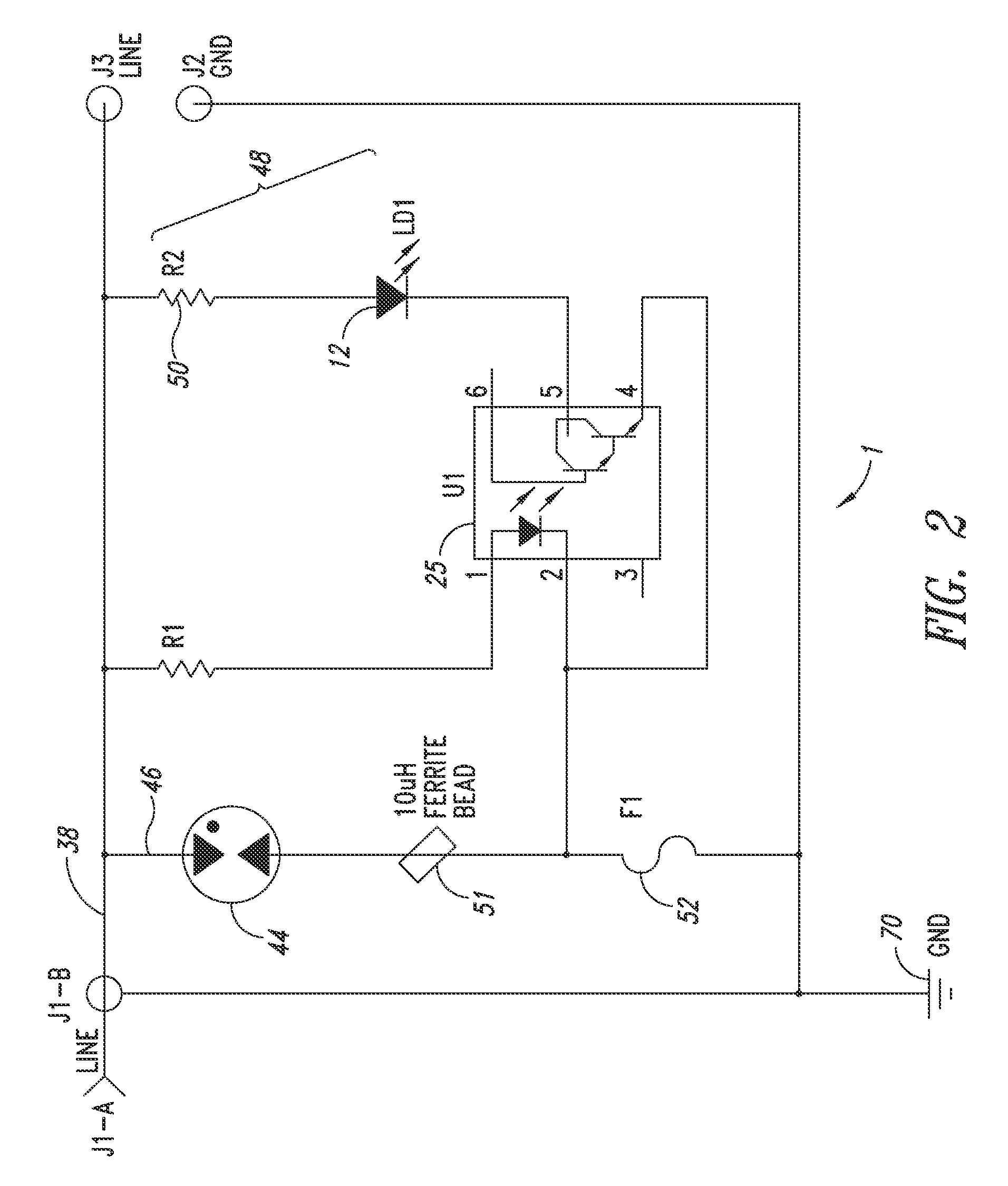 Surge protection device for coaxial cable with diagnostic capabilities