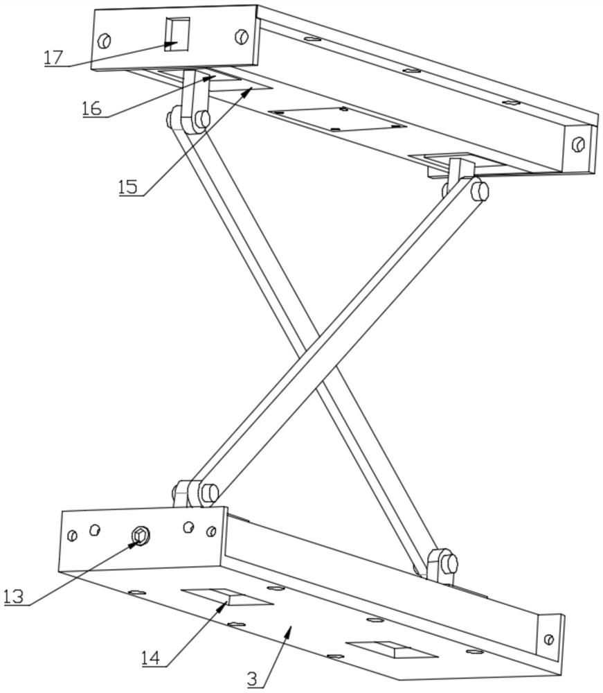 Steel structure bridge truss with buffering characteristic