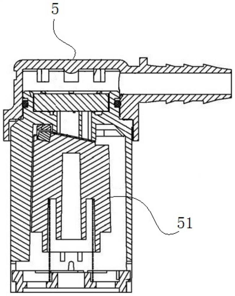 Automobile fuel tank valve body arrangement method and structure
