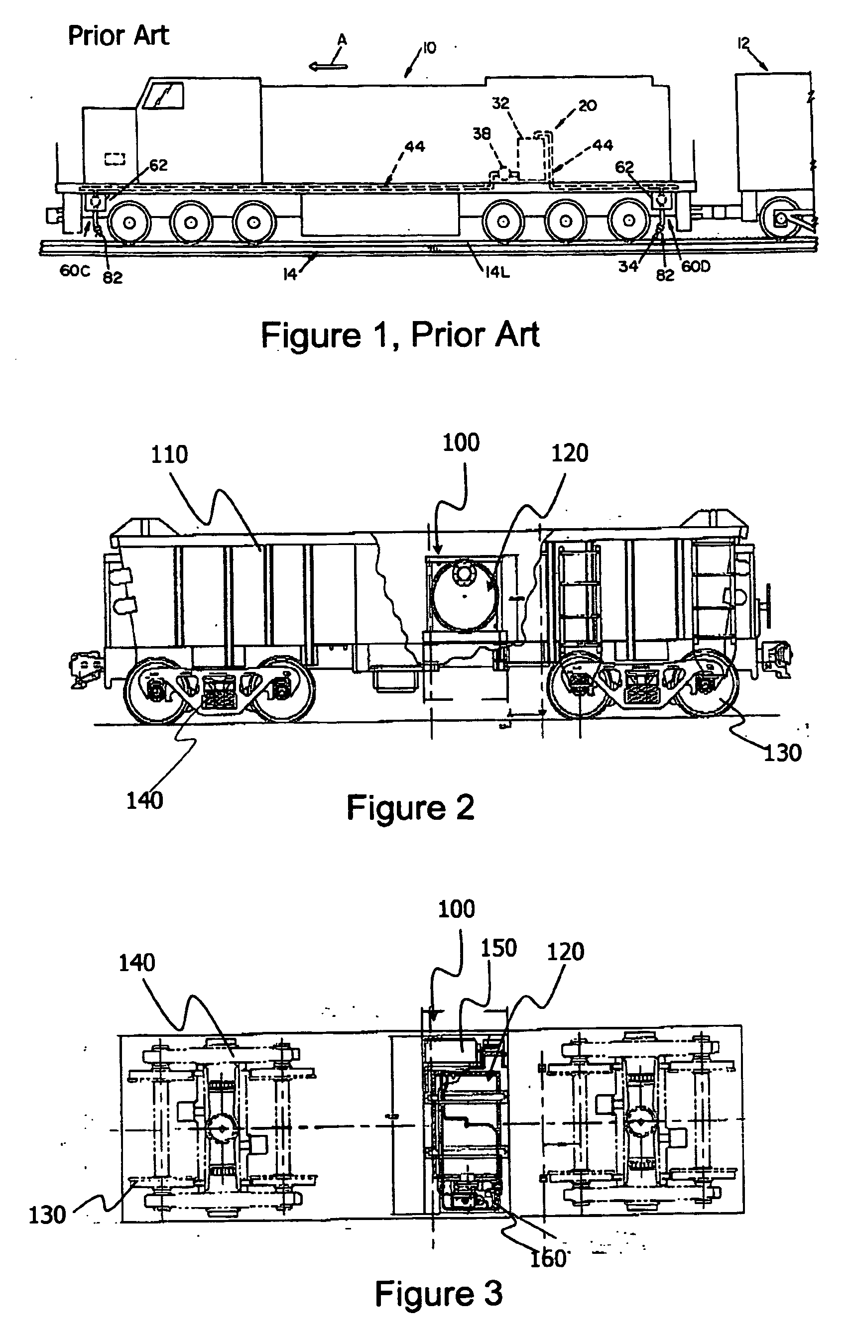 Method And Apparatus For Applying Liquid Compositions In Rail Systems