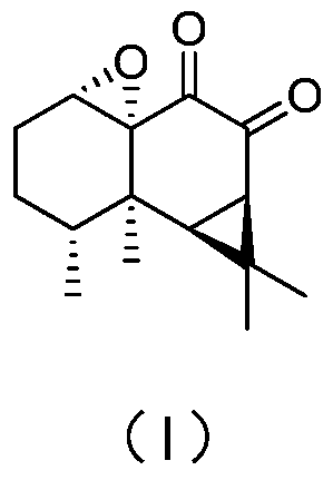 Glycerinone C and its preparation method and application