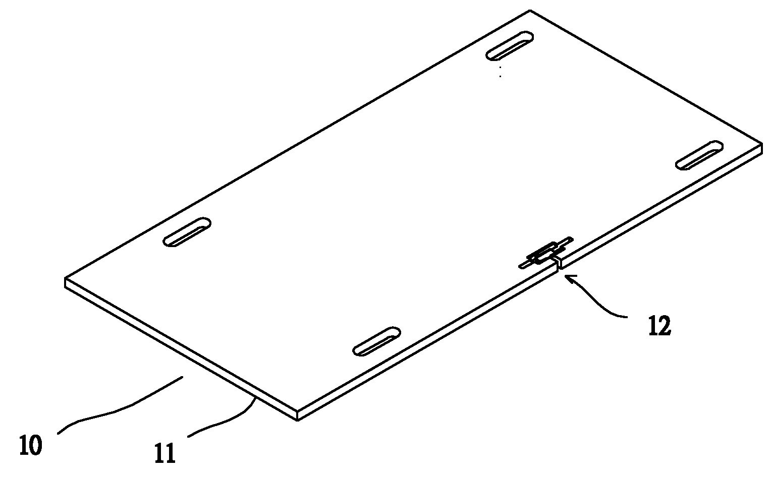 Manufacturing method and structure of long-distance radio frequency identification metal product