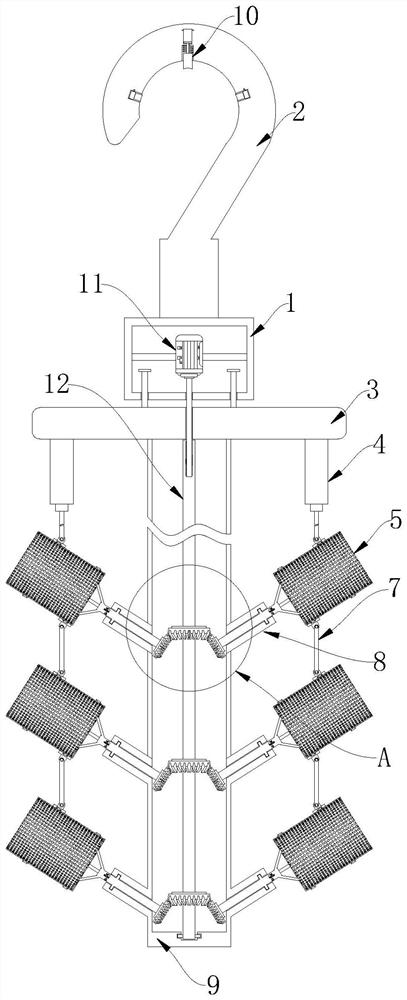 Clamp for nickel plating protection
