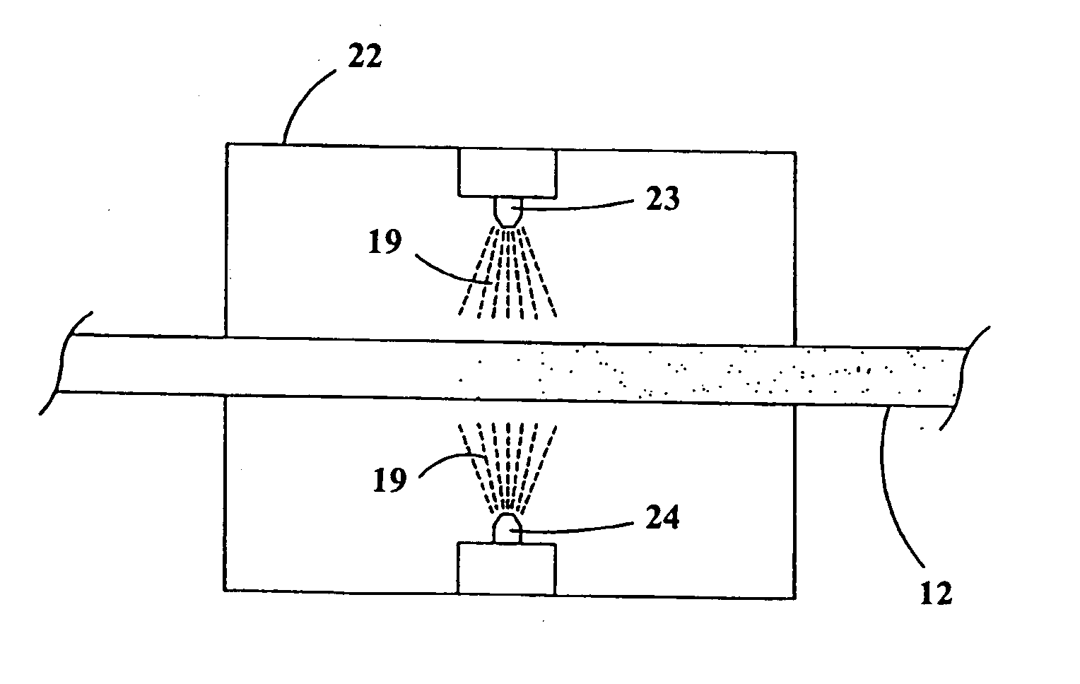 Electrical cable having a surface with reduced coefficient of friction