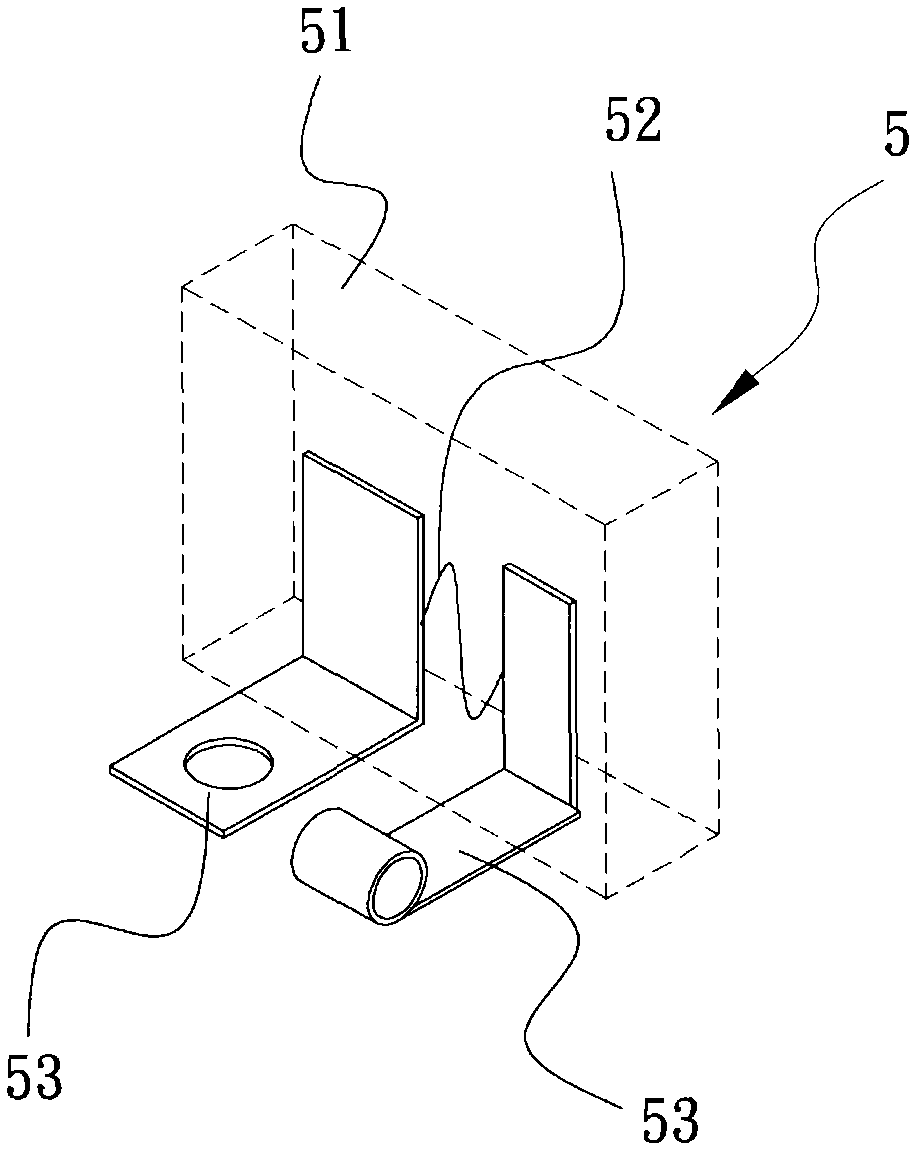 Fuse component provided with linking and buffering structure and power module provided with fuse