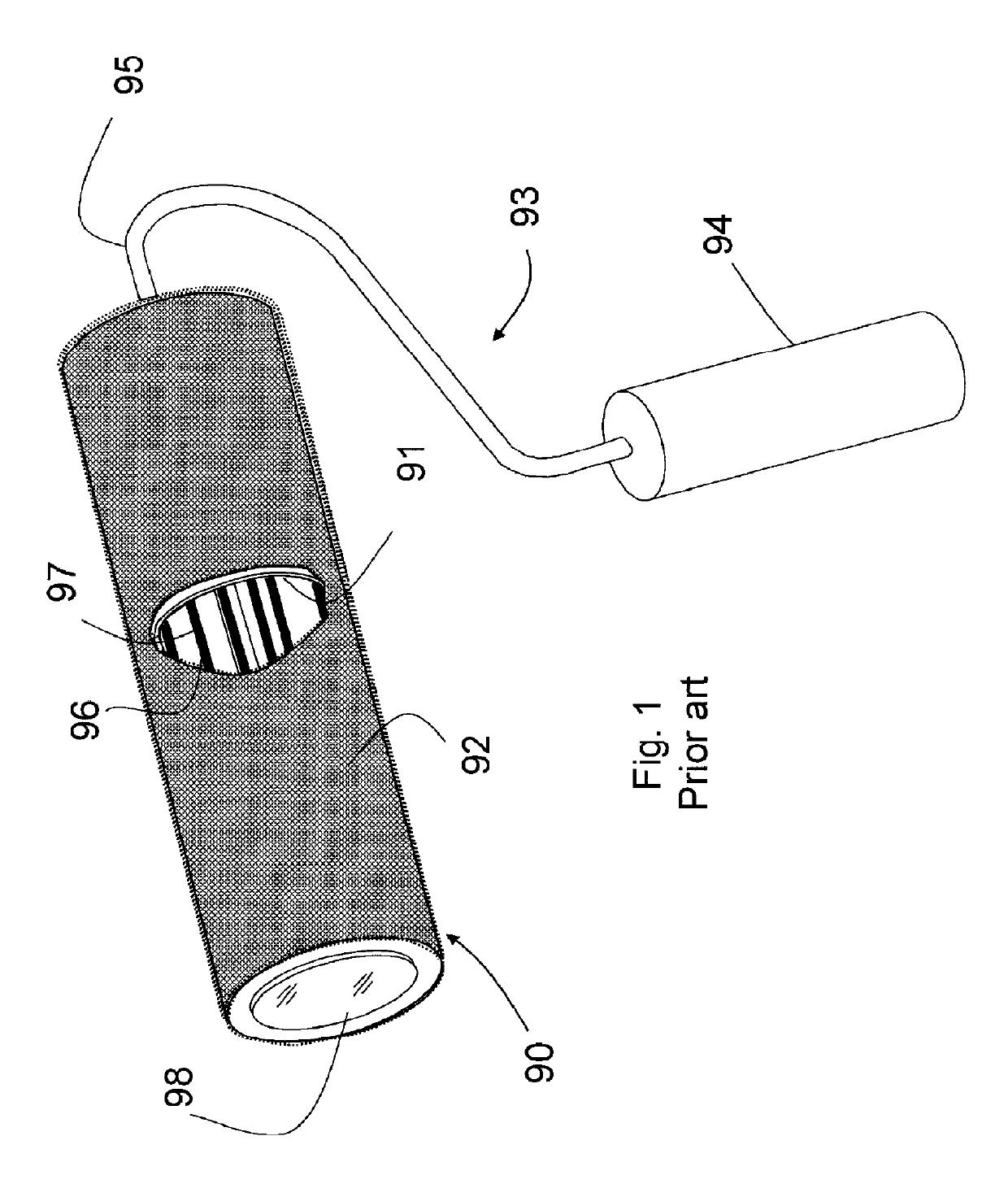 Barrier device for storing a wet paint application device