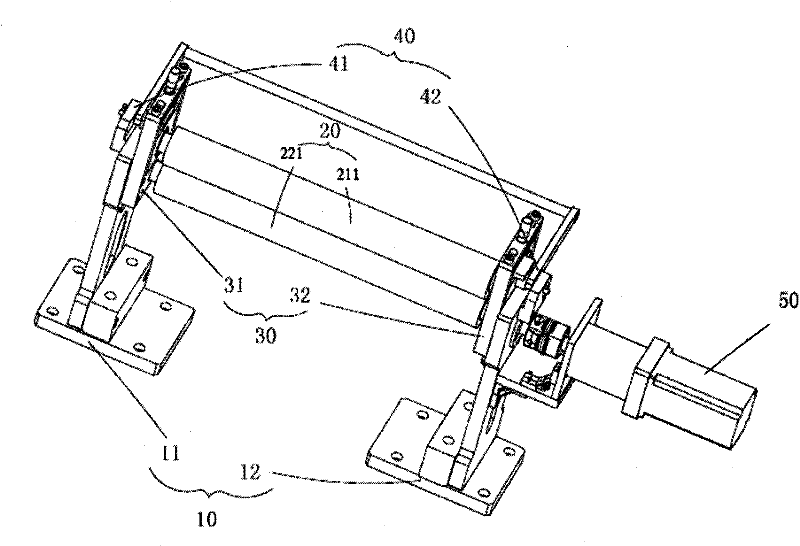 Pressure-adjusting conveying friction double roll device