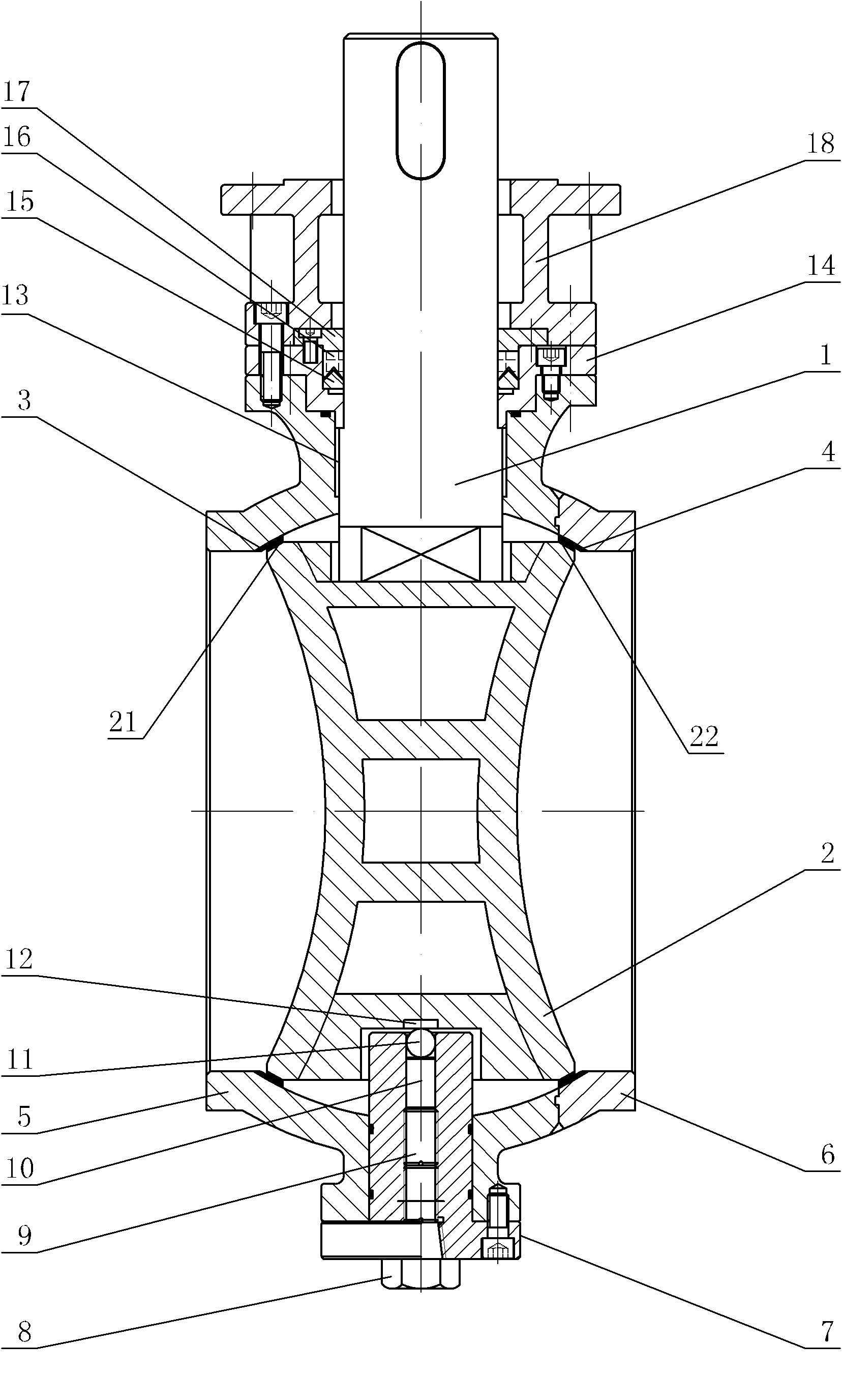 Floating butterfly valve