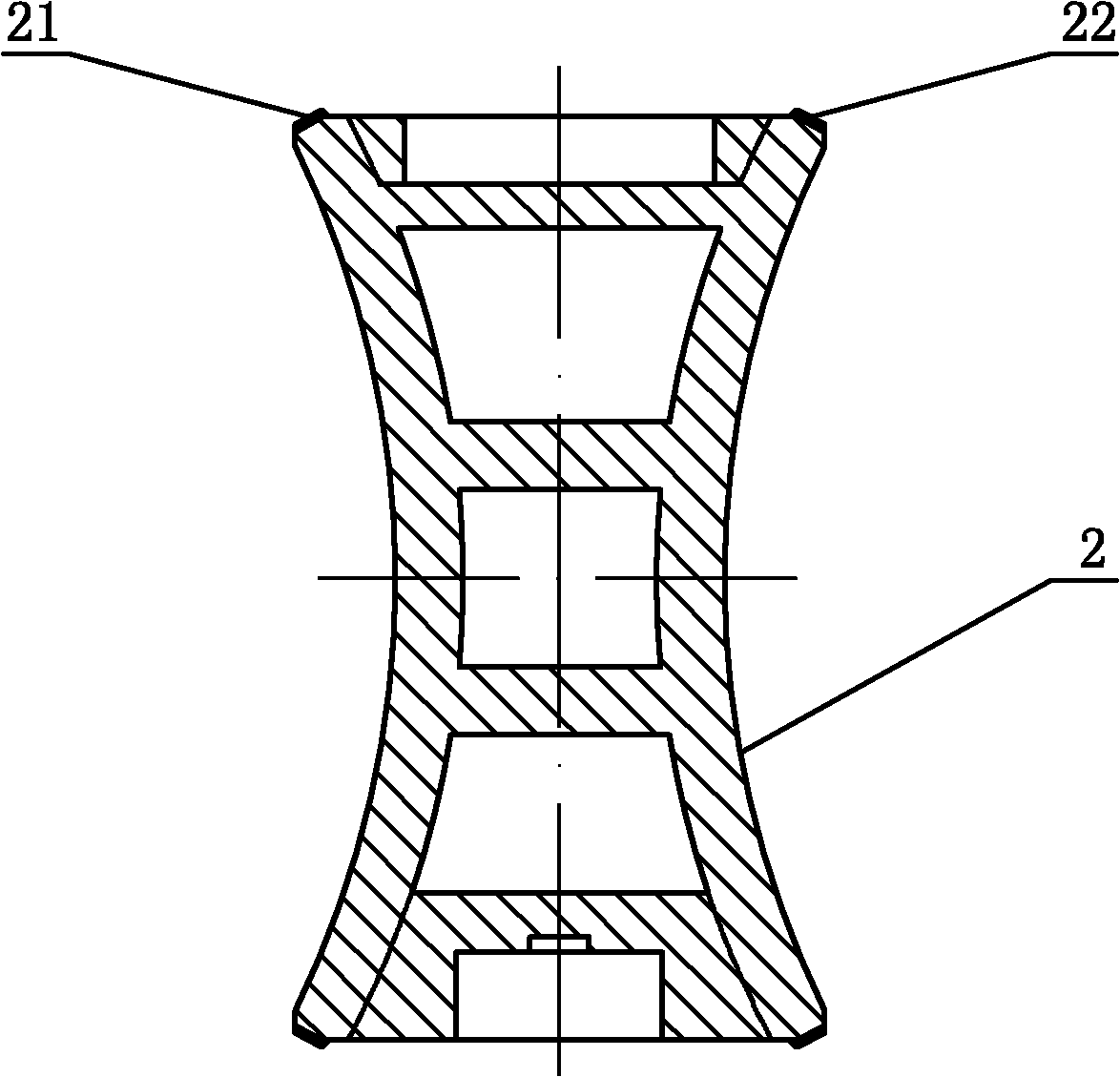 Floating butterfly valve