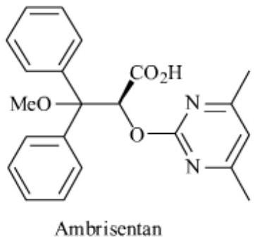 Ambrisentan aerosol inhalation solution and preparation method thereof