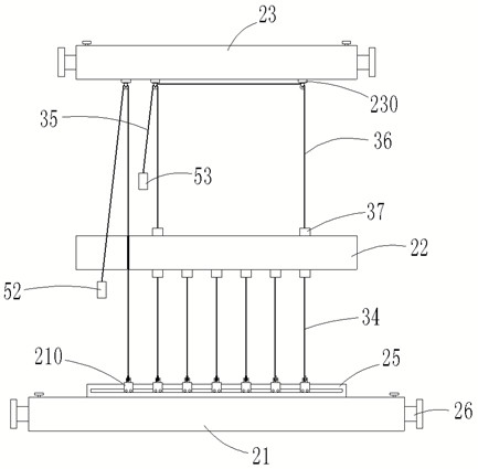 Fatigue load flexible applying system for aircraft vibration superposition fatigue strength test