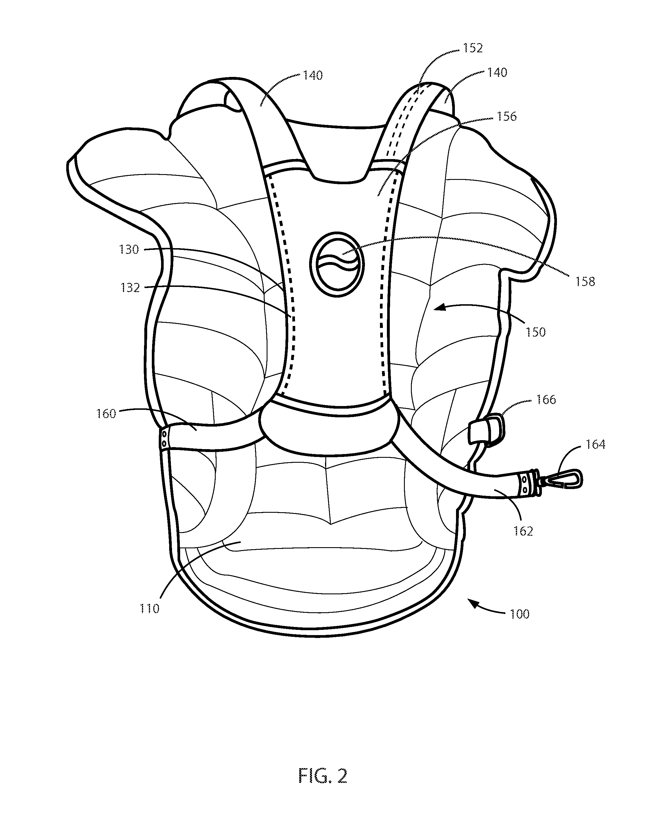 Hydrating baseball chest protectors