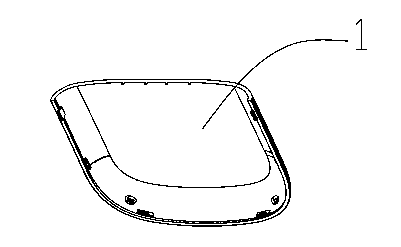 Manufacturing process of mobile phone built-in printed antenna