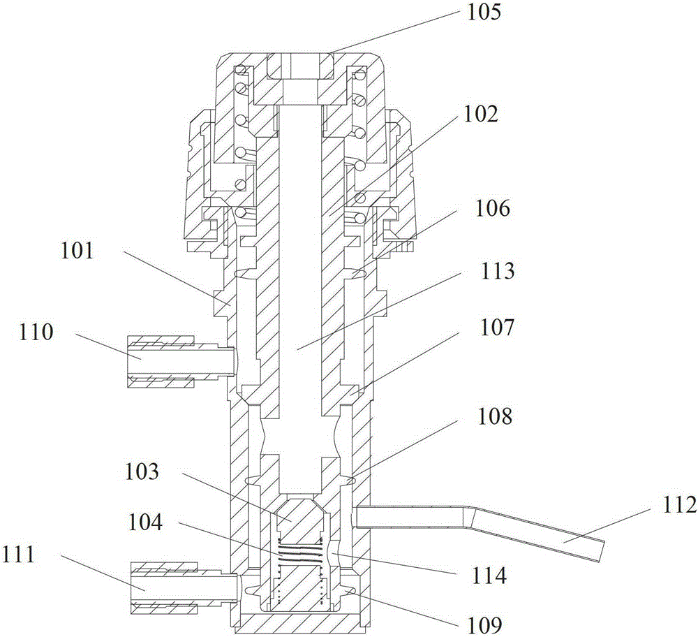 Endoscope Fluid Switching Valve and Endoscope