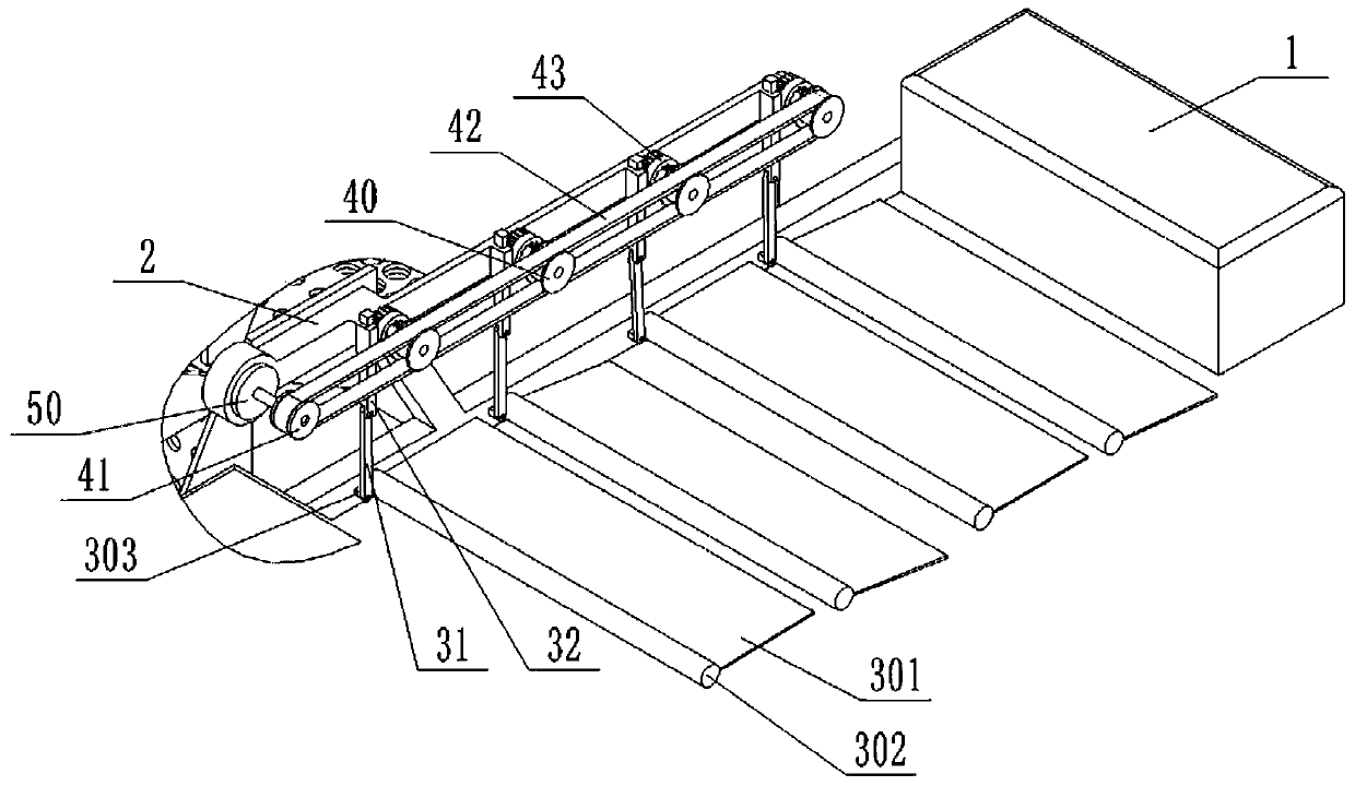 Marine garbage cleaning device