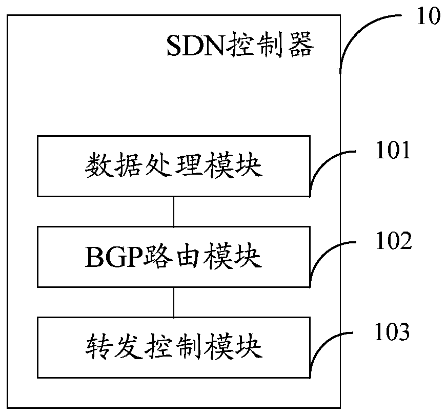 ddos flow reinjection method, sdn controller and network system