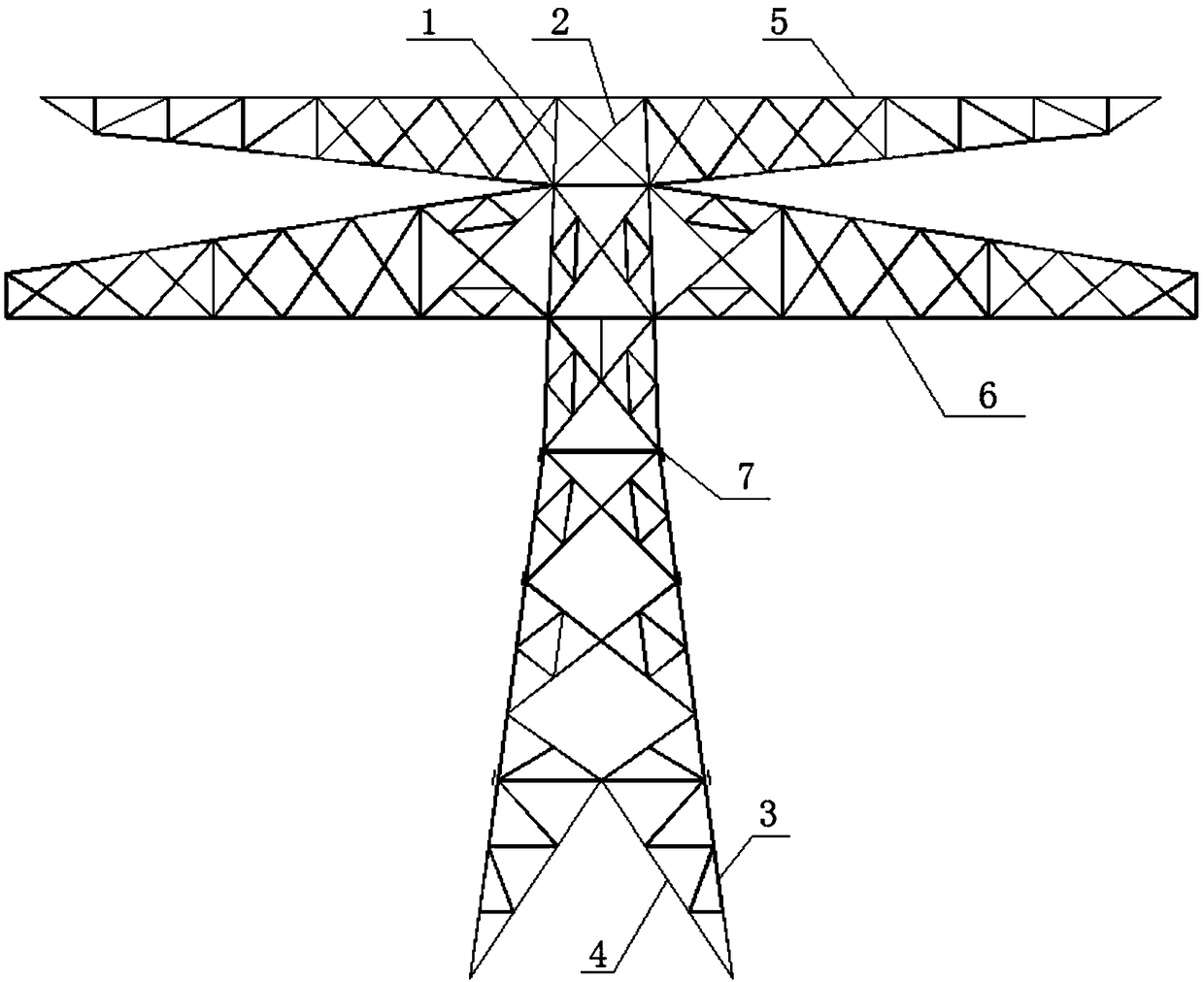 110 kV double-loop drilling tower