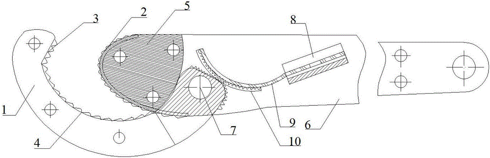 Novel unscrewing tong for drill stem