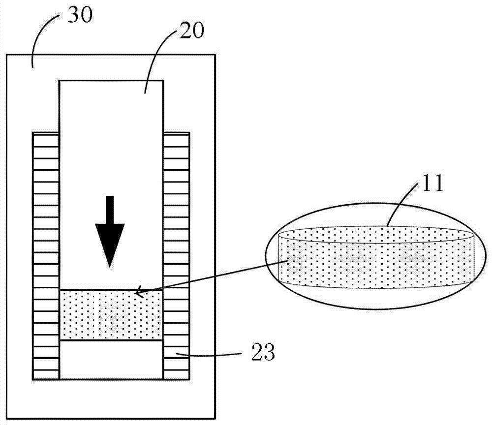 The production method of molybdenum target