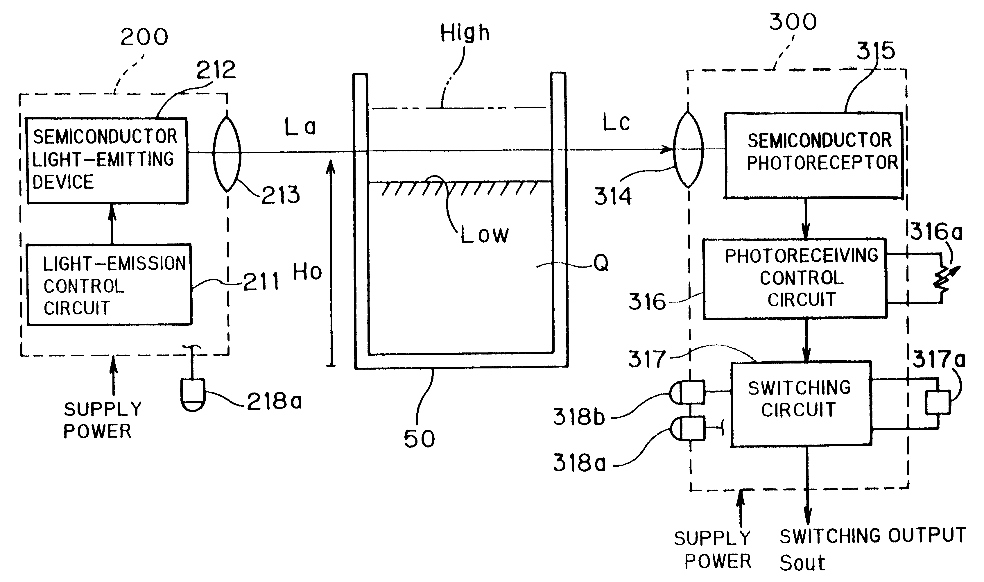 Apparatus and method for detecting transparent substances