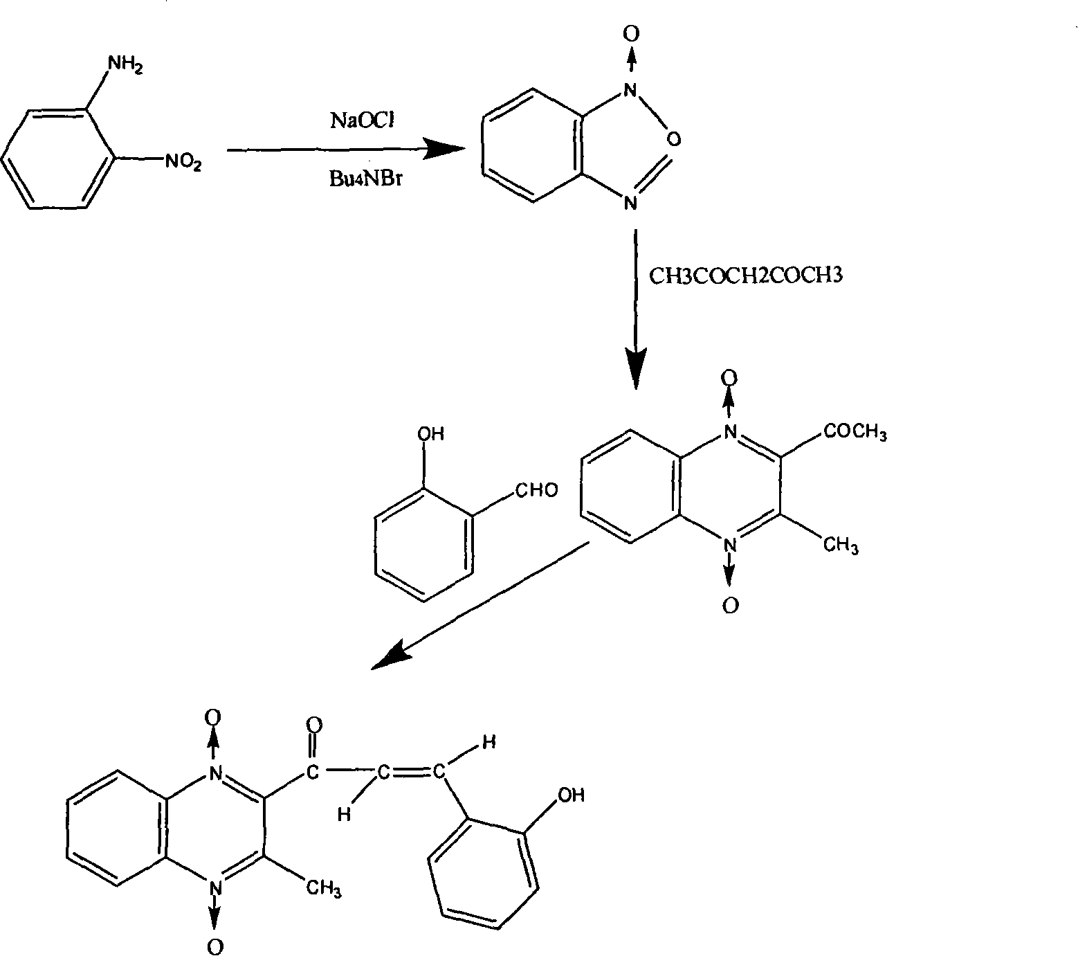 Chemical synthesis technique of quinoxaline