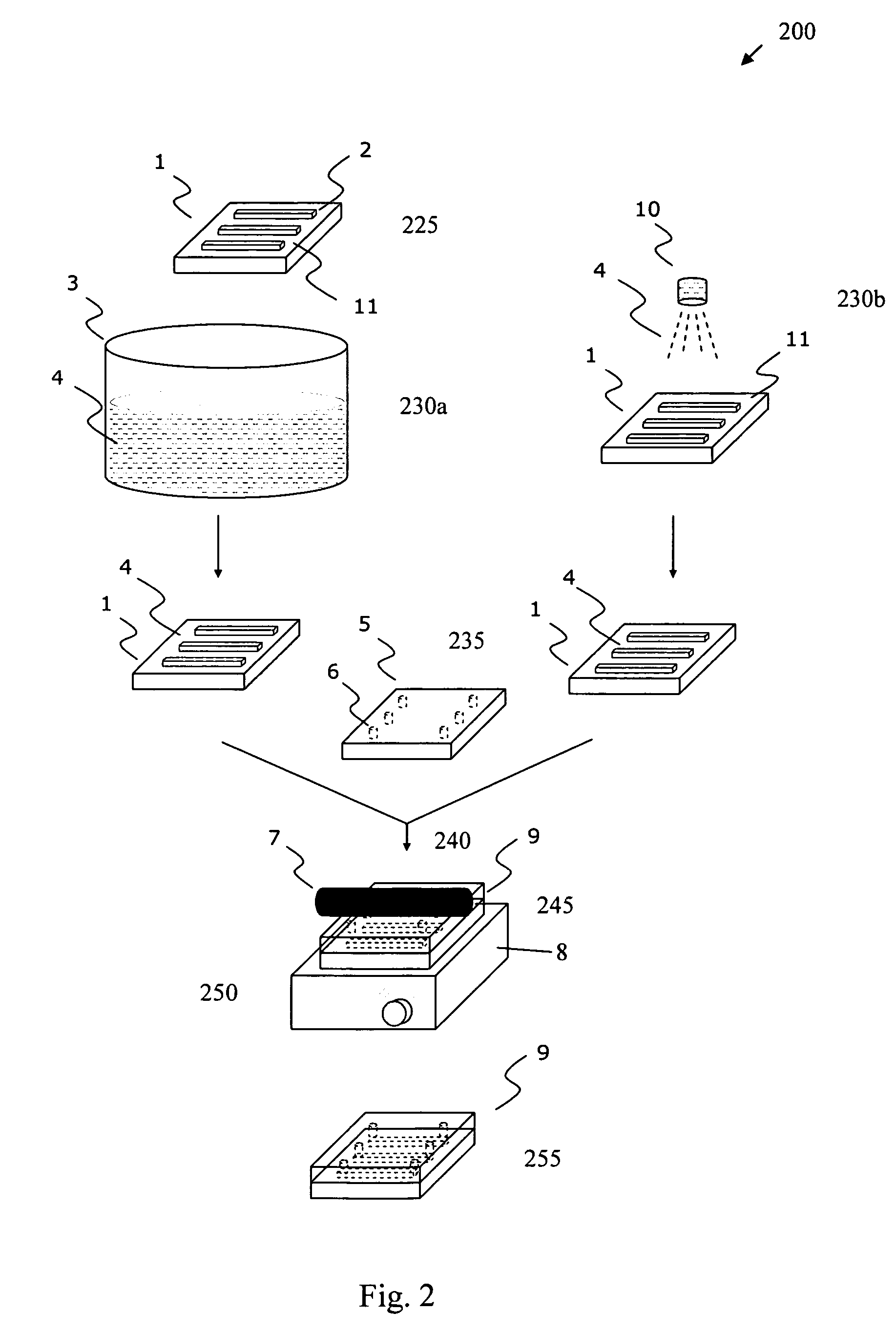 Laminated microfluidic structures and method for making