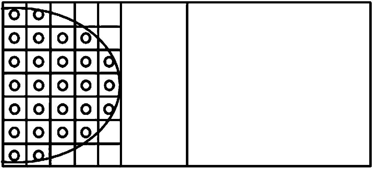 Half-elliptic distribution textured surface for radial sliding bearing