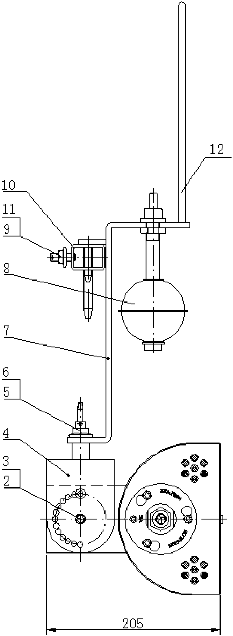 Novel fuel pool underwater lamp assembly