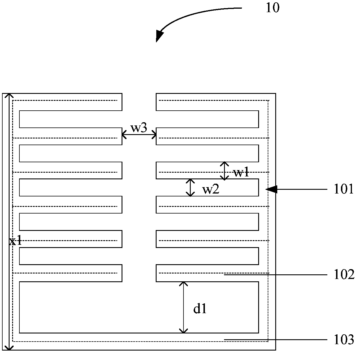 Sensor chip, and marker detecting device and detecting method