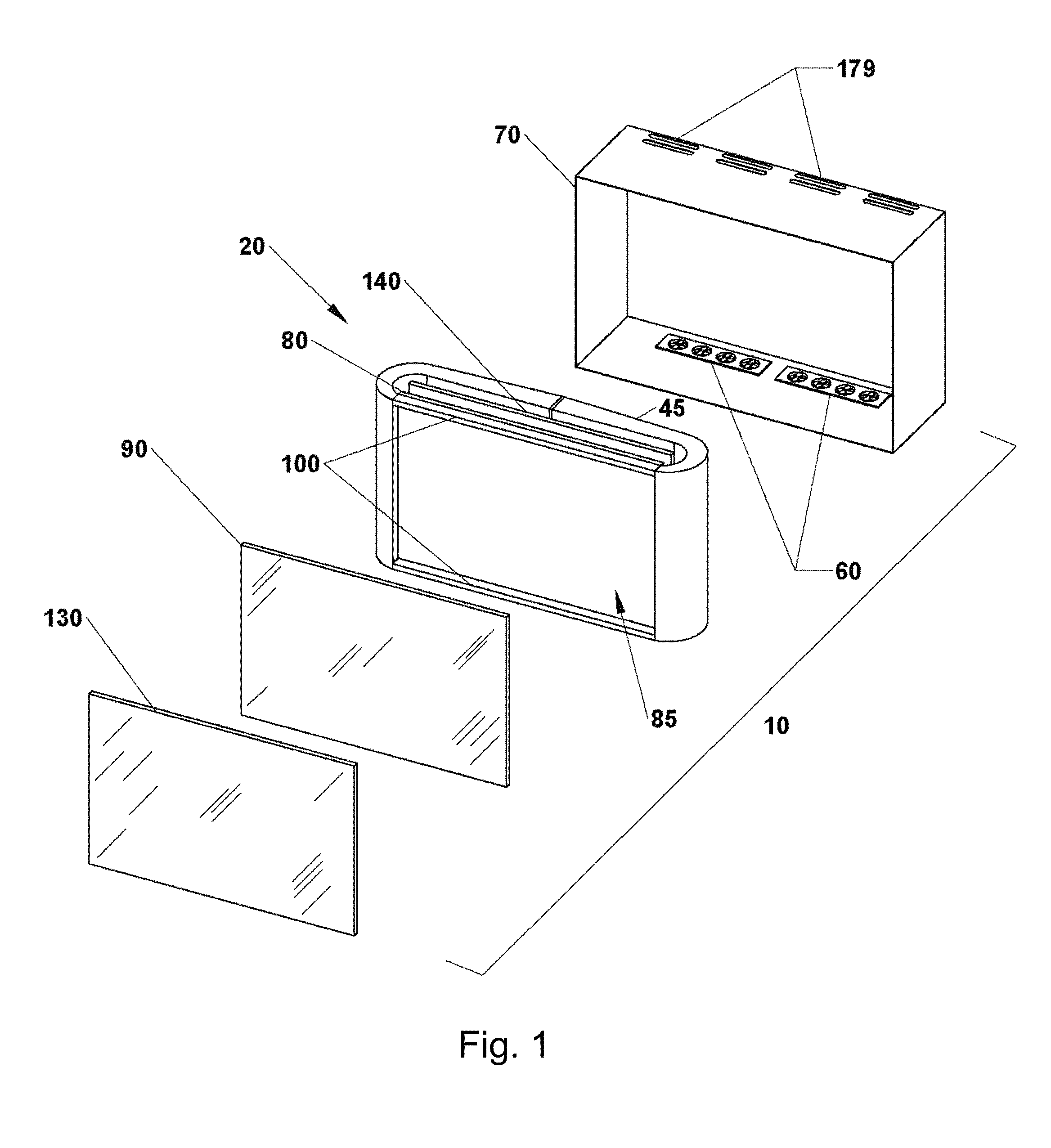 System for using constricted convection with closed loop plenum as the convection plate