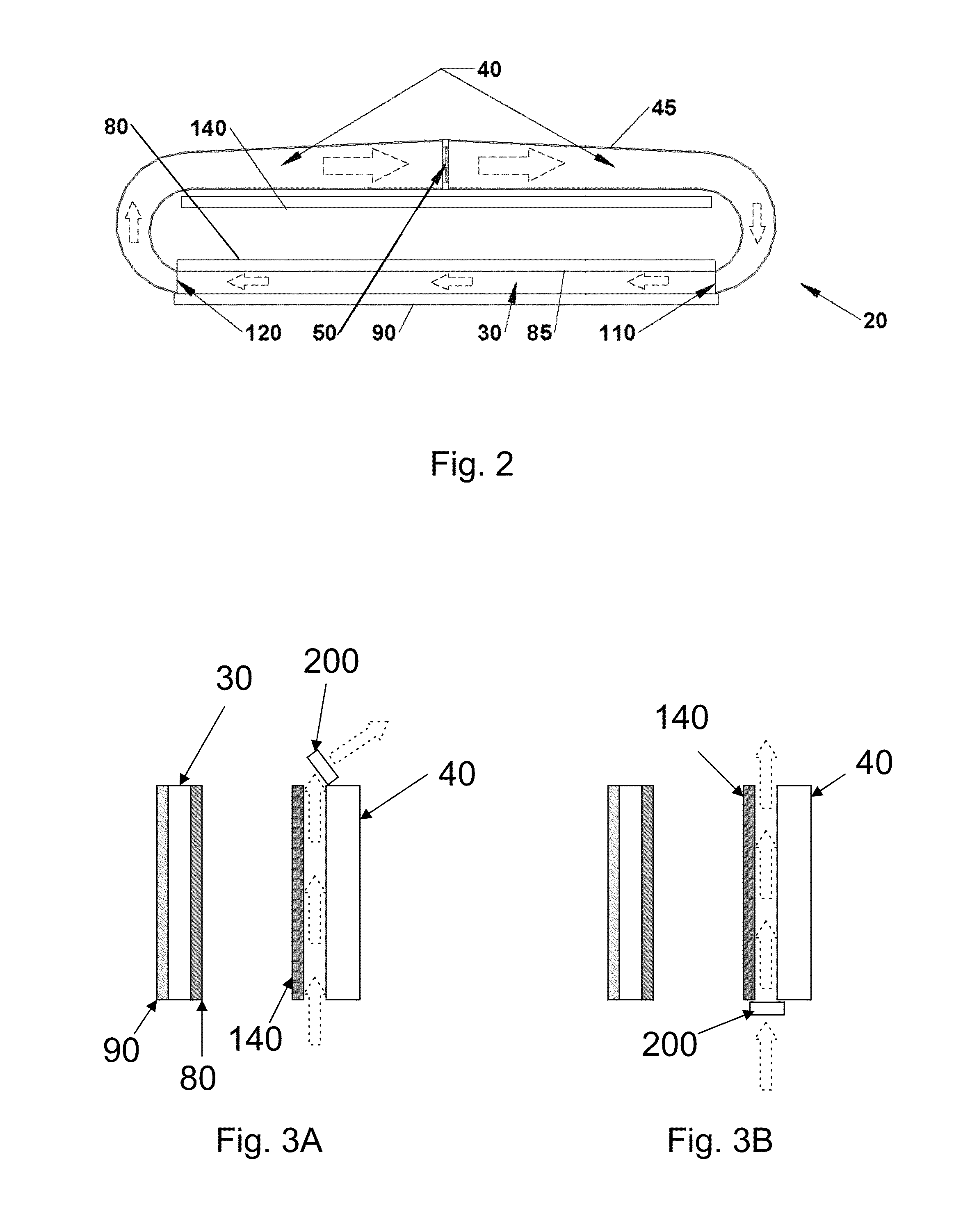 System for using constricted convection with closed loop plenum as the convection plate