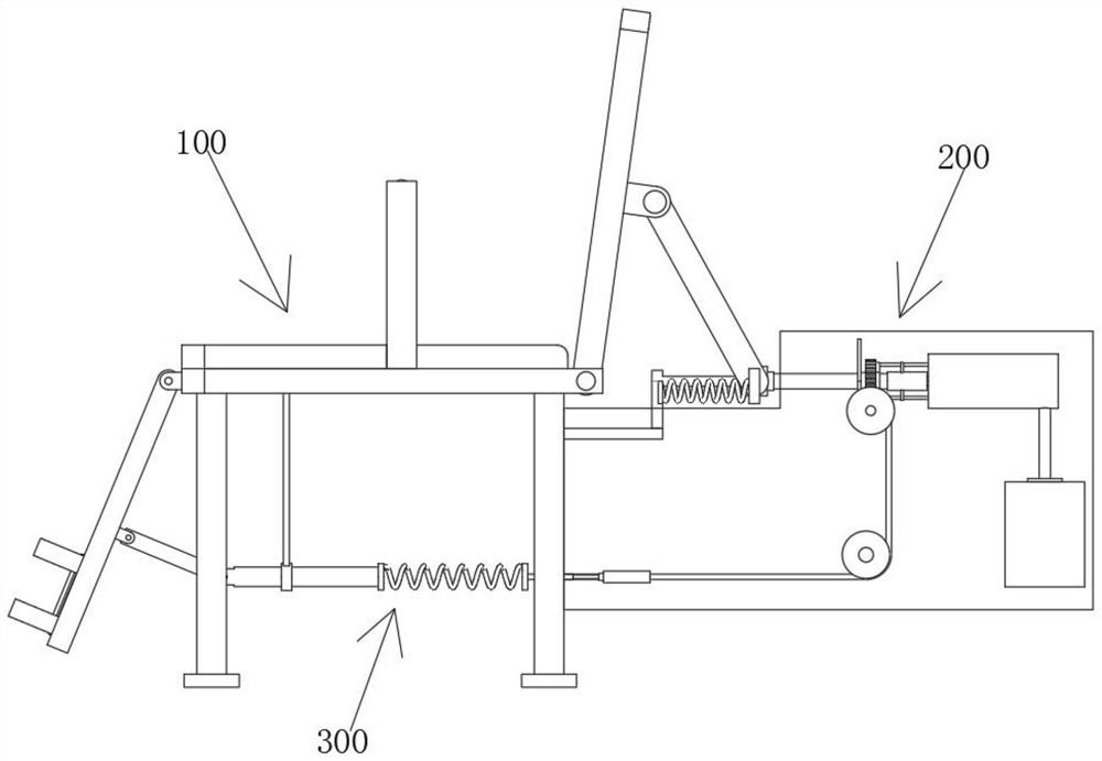 A kind of rehabilitation treatment device for muscle weakness and using method thereof