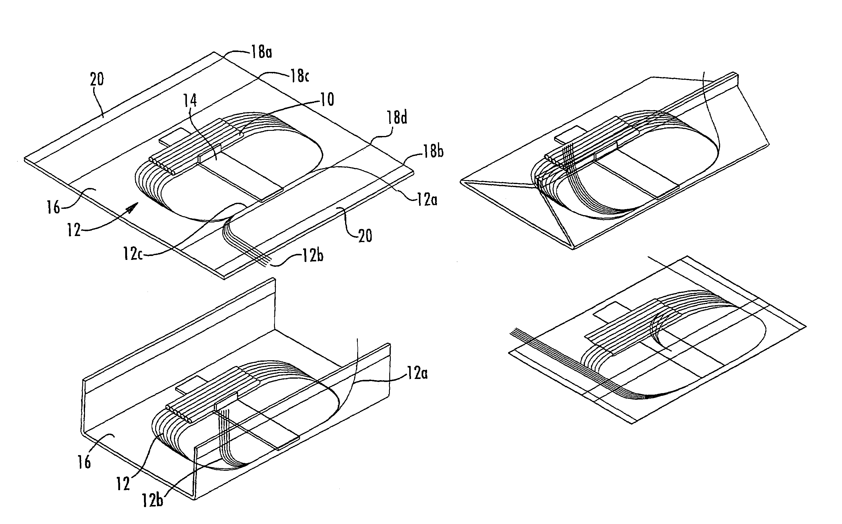 Envelope for optical fibres