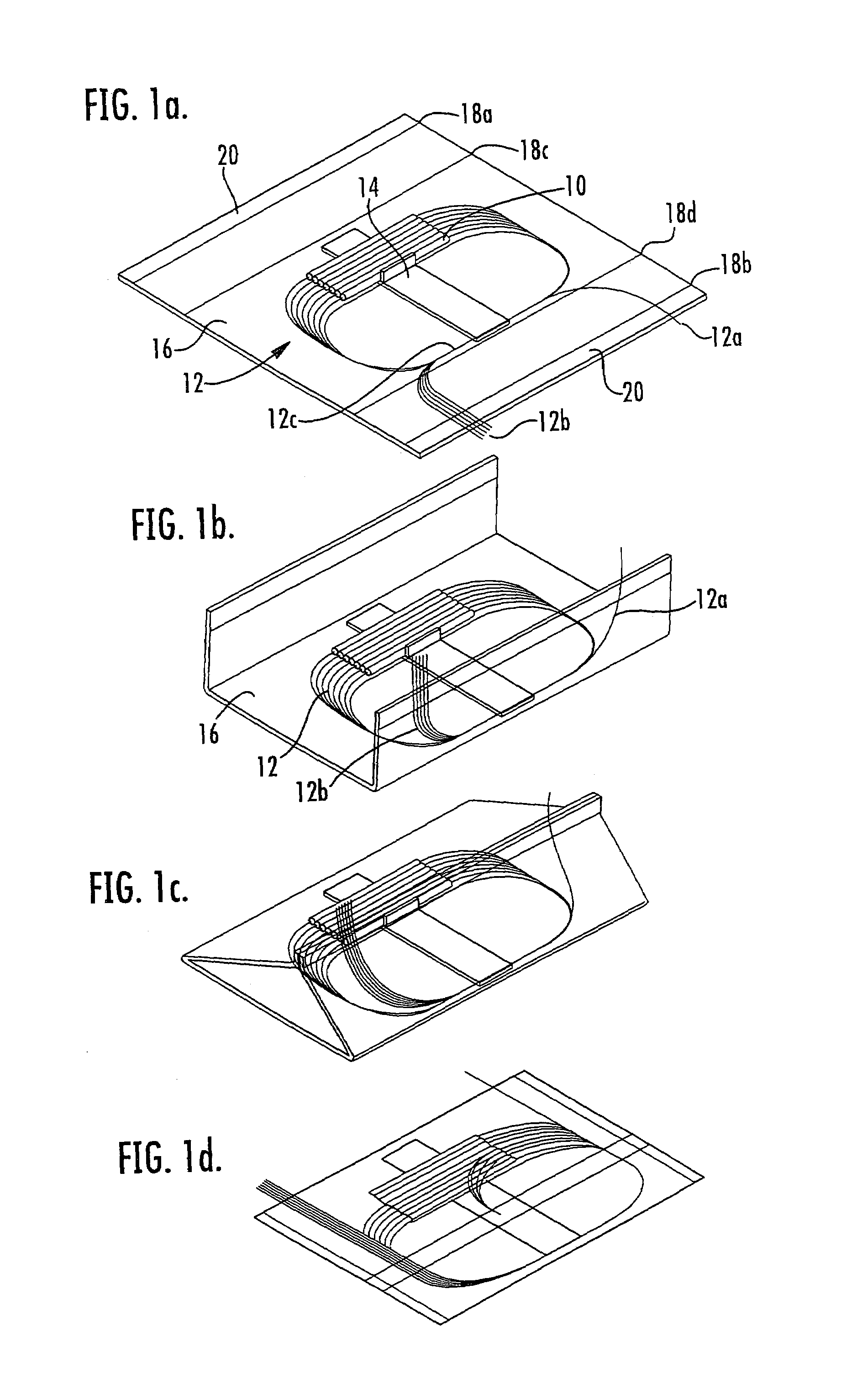 Envelope for optical fibres