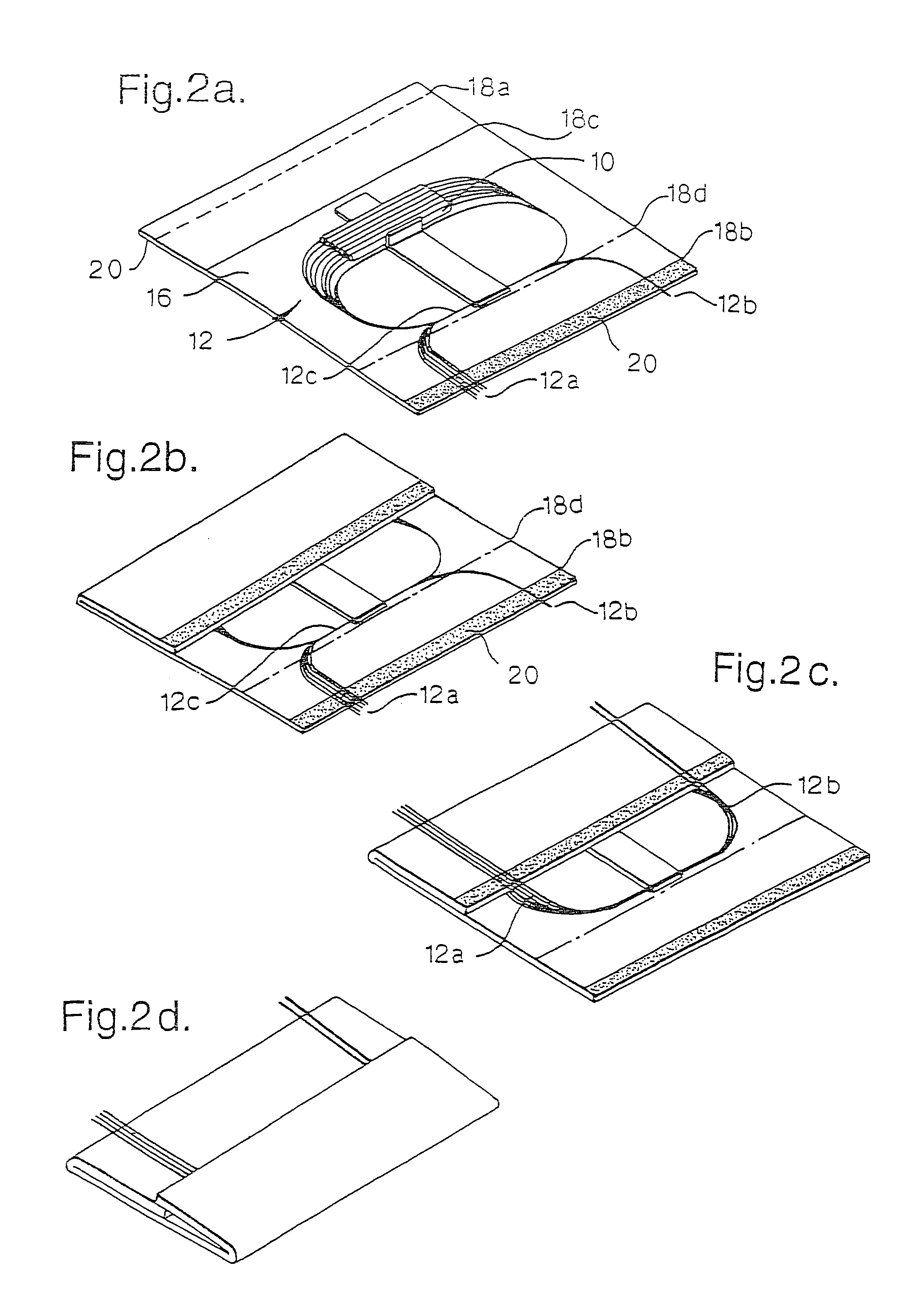 Envelope for optical fibres