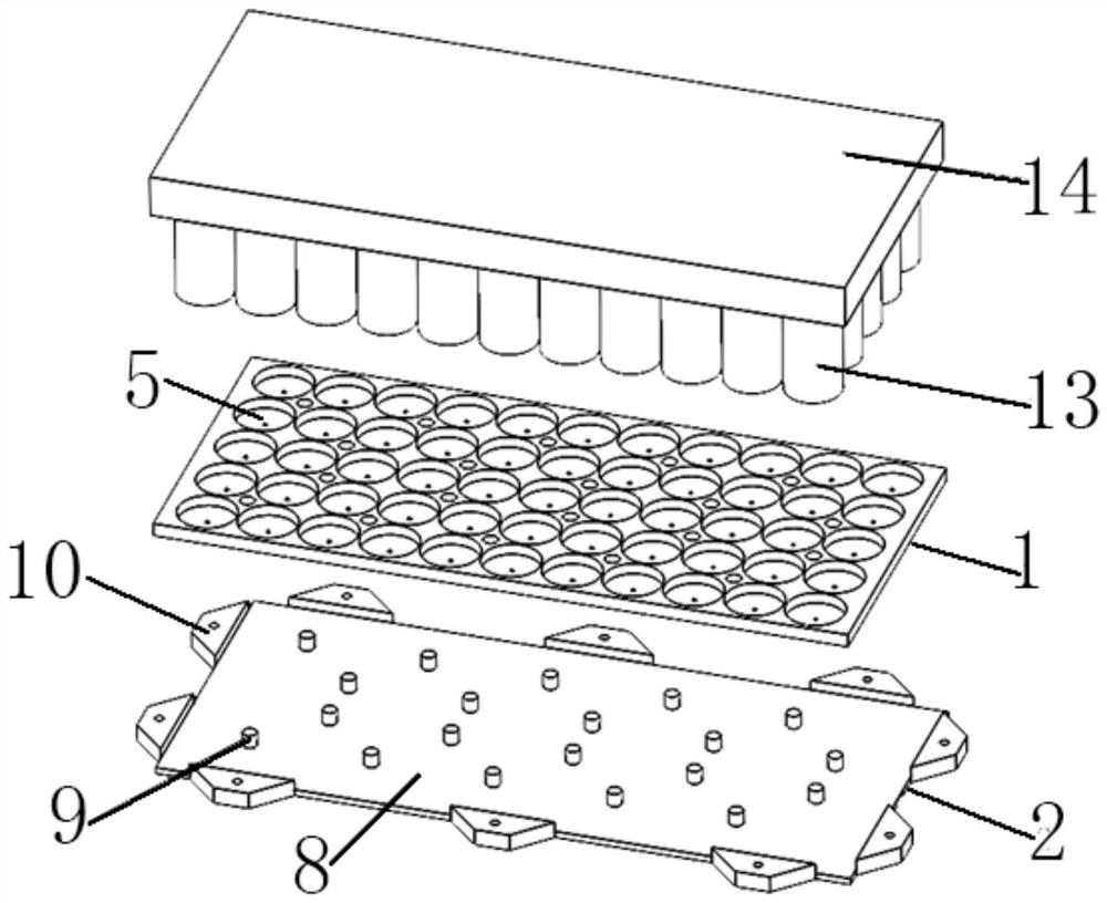 Thermal control structure and storage battery structure comprising same