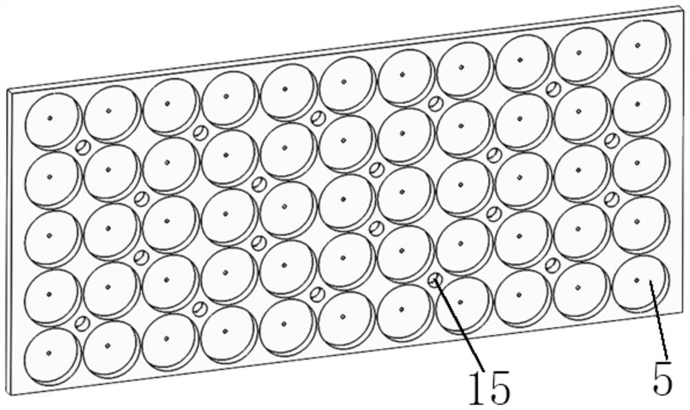 Thermal control structure and storage battery structure comprising same